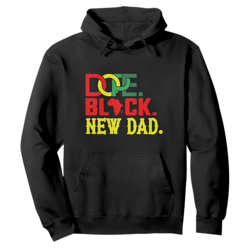 First Father's Day African American Dad Hoodie New Dad Gift