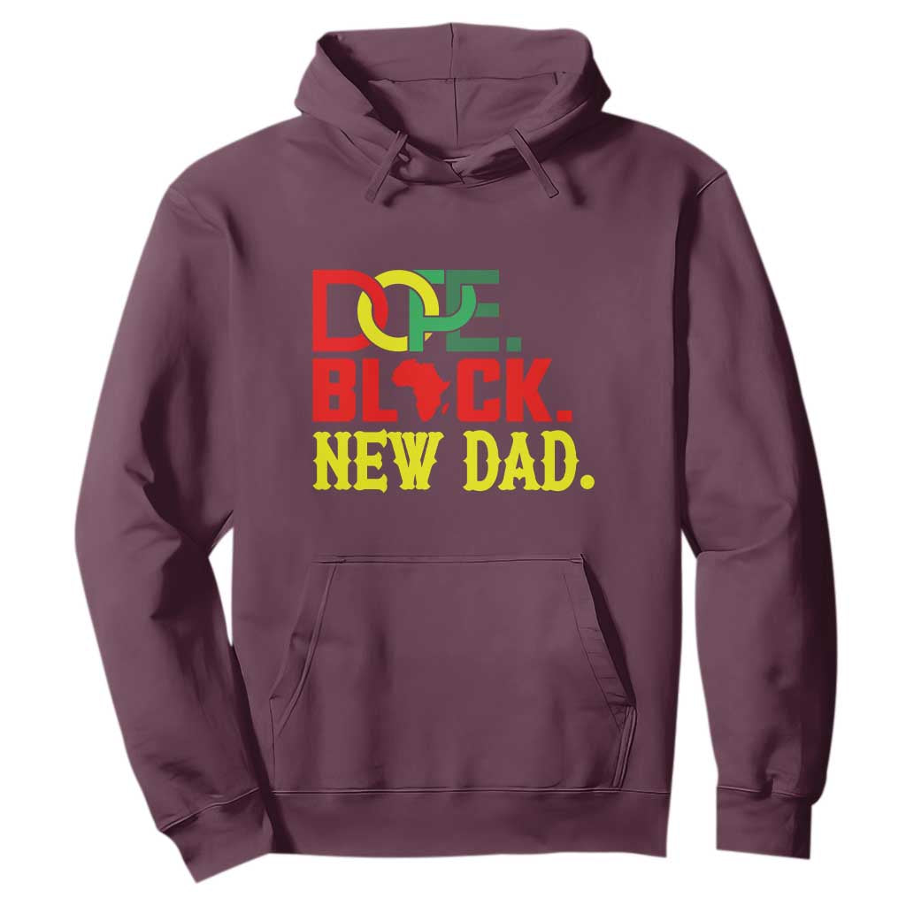 First Father's Day African American Dad Hoodie New Dad Gift