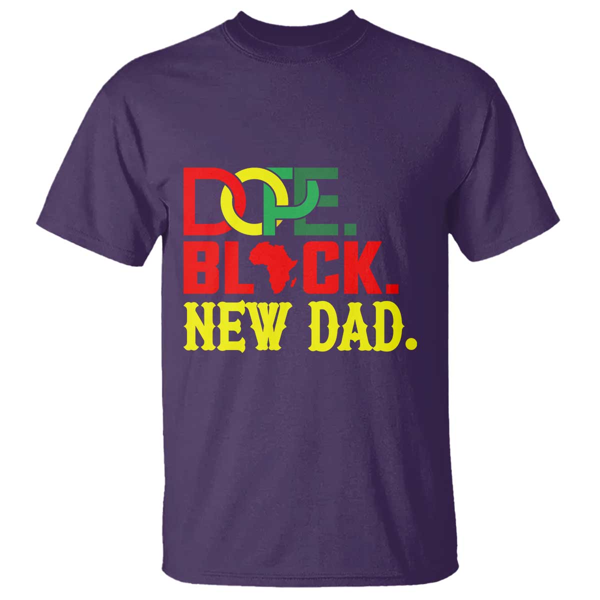 First Father's Day African American Dad T Shirt New Dad Gift