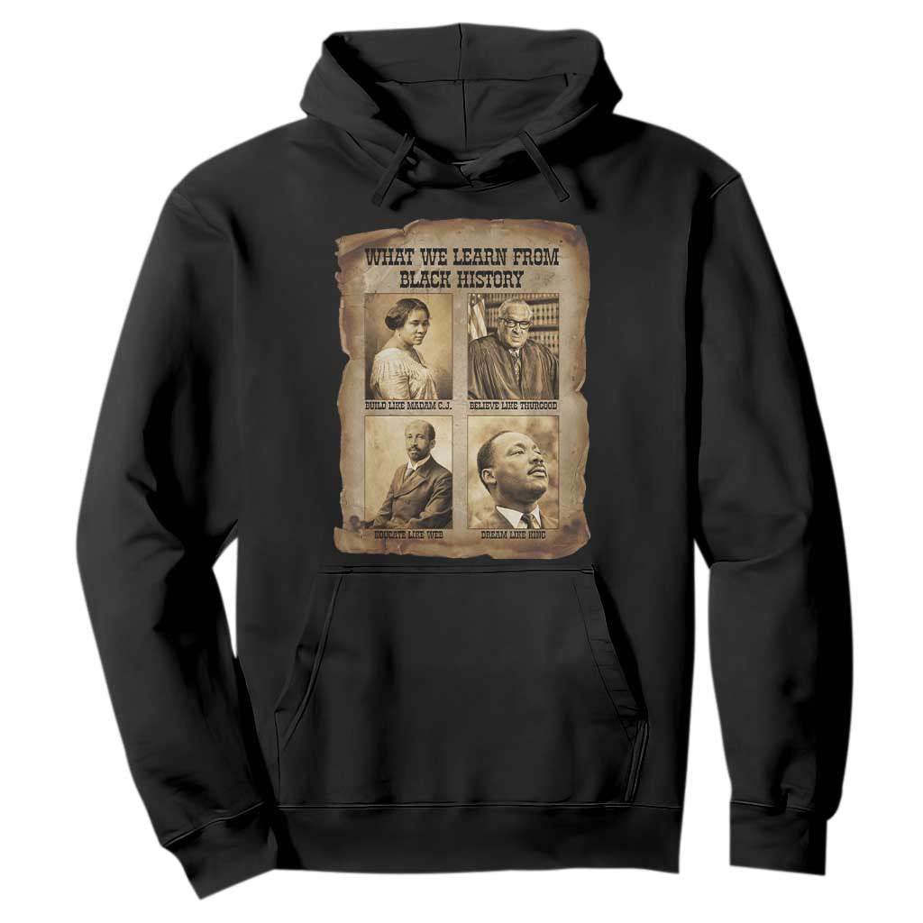 What We Learn From Black History Hoodie Iconic African American Figures - African Pride