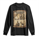 What We Learn From Black History Long Sleeve Shirt Iconic African American Figures - African Pride