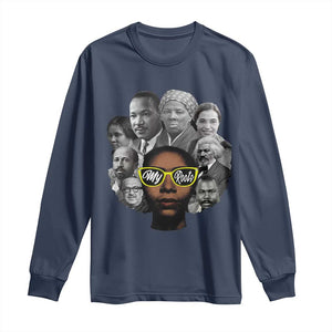 My Roots Black History Leaders Long Sleeve Shirt African American Heritage - African Pride
