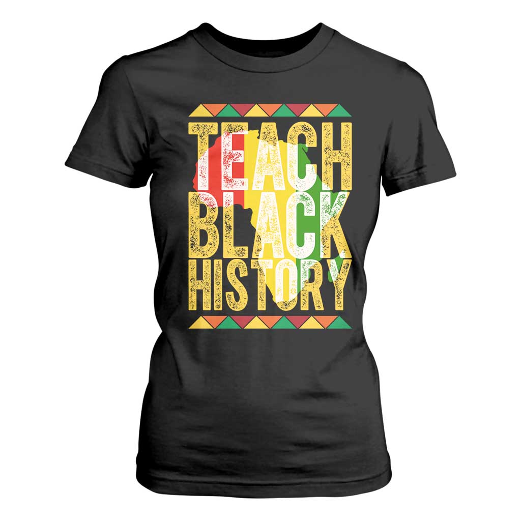 Teach Black History T Shirt For Women Black History Month Gift For Teachers - African Pride
