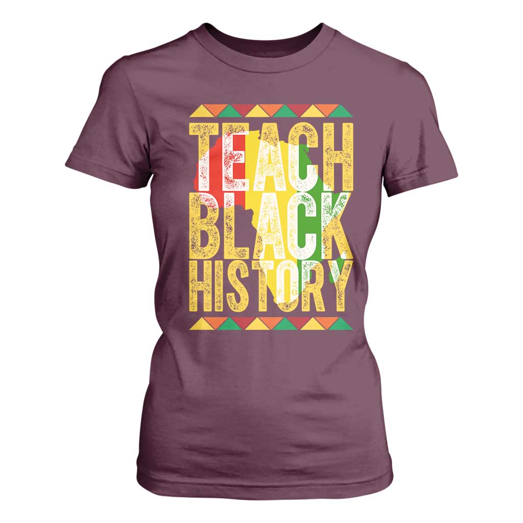 Teach Black History T Shirt For Women Black History Month Gift For Teachers - African Pride