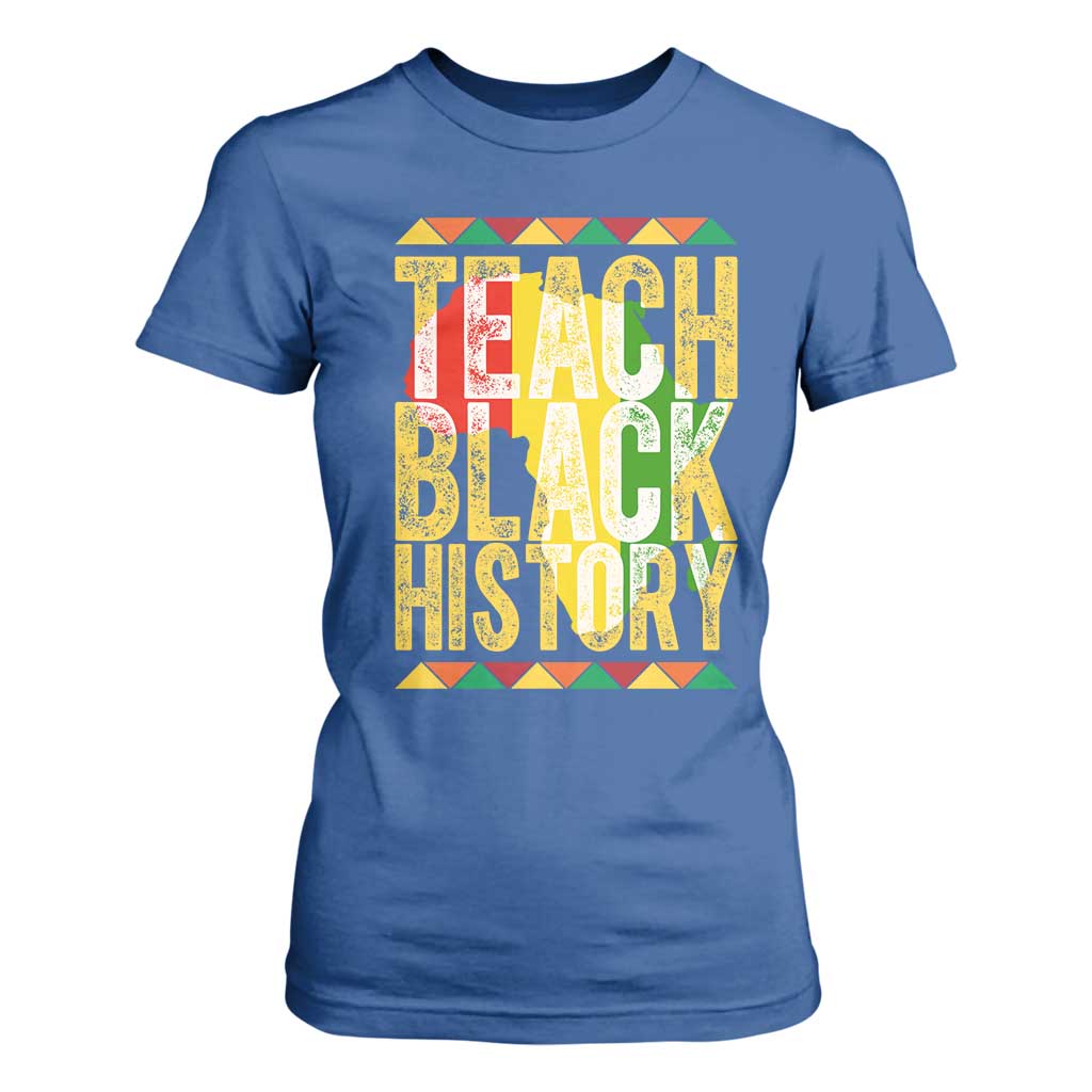 Teach Black History T Shirt For Women Black History Month Gift For Teachers - African Pride