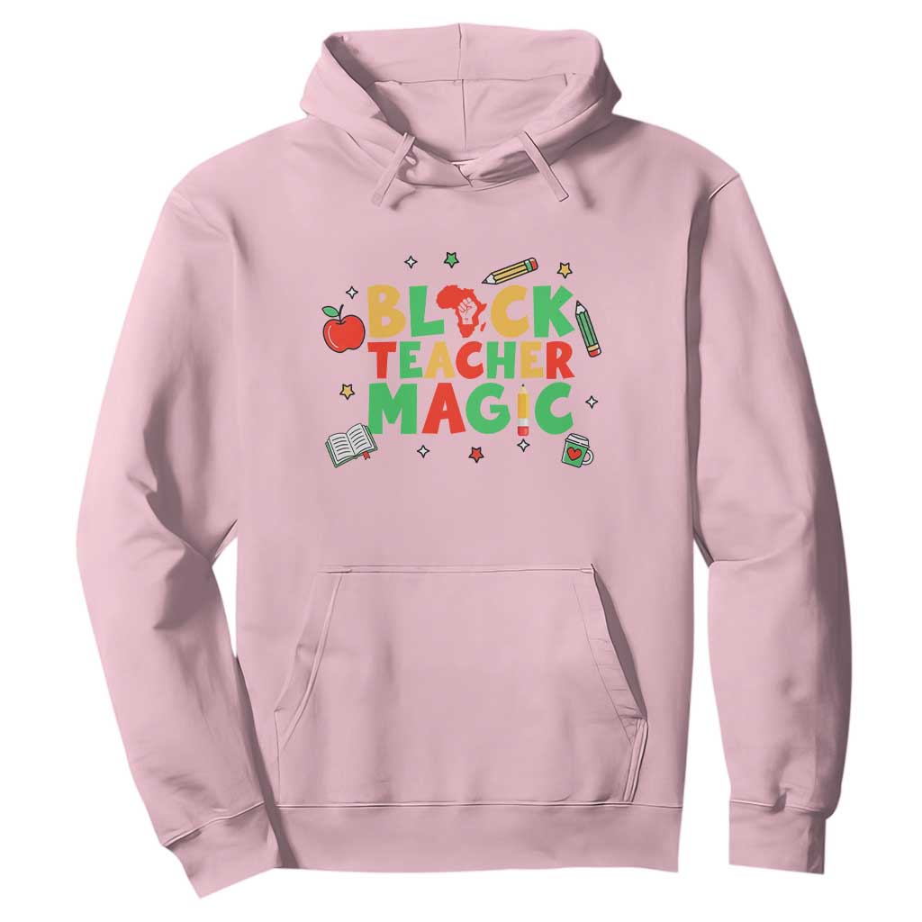 Inspirational Black Teacher Magic Hoodie African American History Month - African Pride