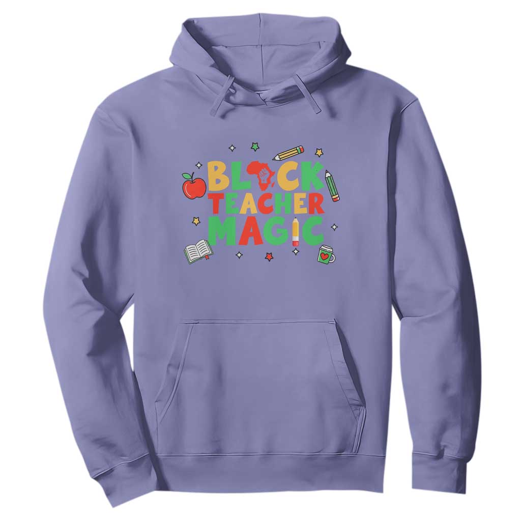 Inspirational Black Teacher Magic Hoodie African American History Month - African Pride