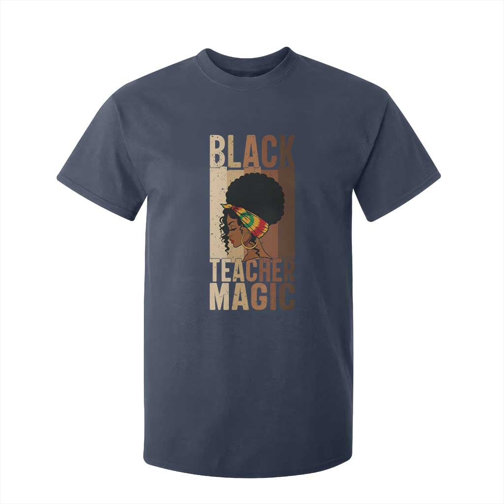 Black Teacher Magic T Shirt For Kid African American Pride Teacher Life - African Pride