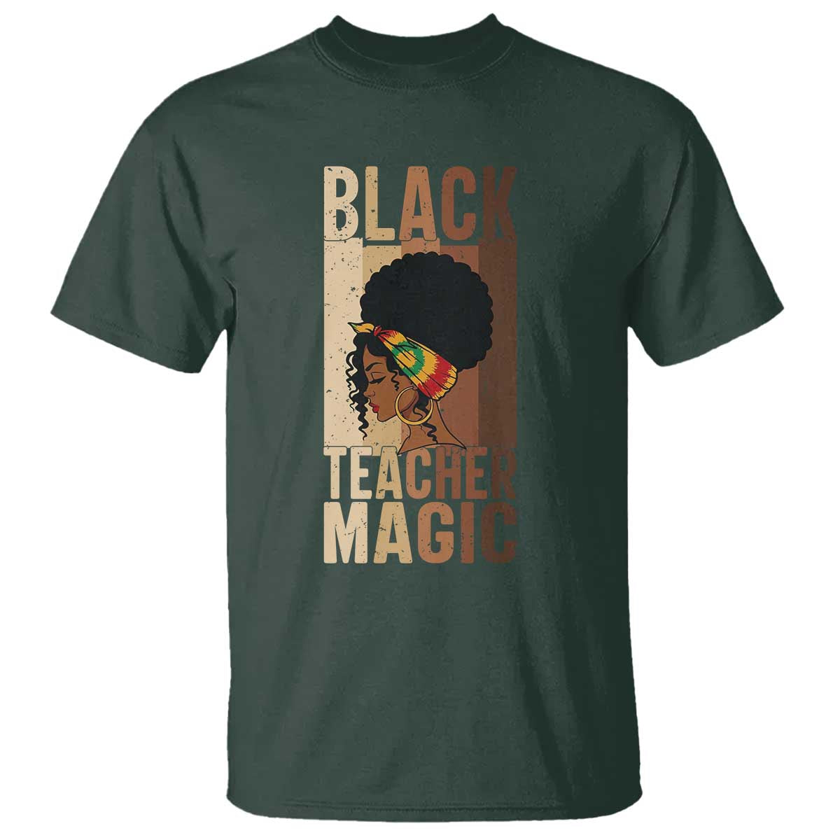 Black Teacher Magic T Shirt African American Pride Teacher Life - African Pride