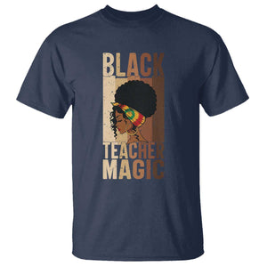 Black Teacher Magic T Shirt African American Pride Teacher Life - African Pride