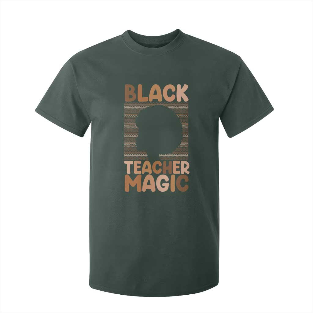 Black Teacher Magic T Shirt For Kid Empowering African American Pride Teacher Gift - African Pride
