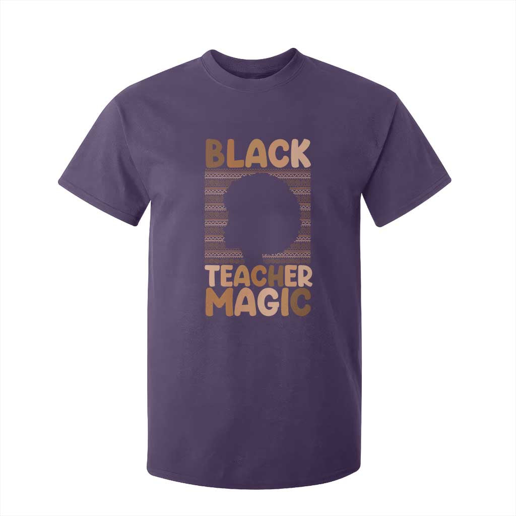 Black Teacher Magic T Shirt For Kid Empowering African American Pride Teacher Gift - African Pride