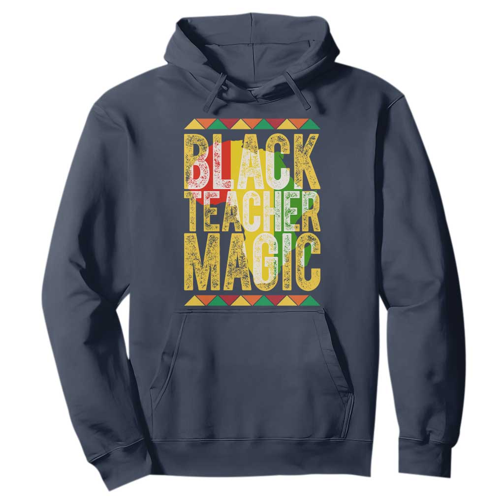 Black History Month Gift Hoodie Black Teacher Magic - African Pride