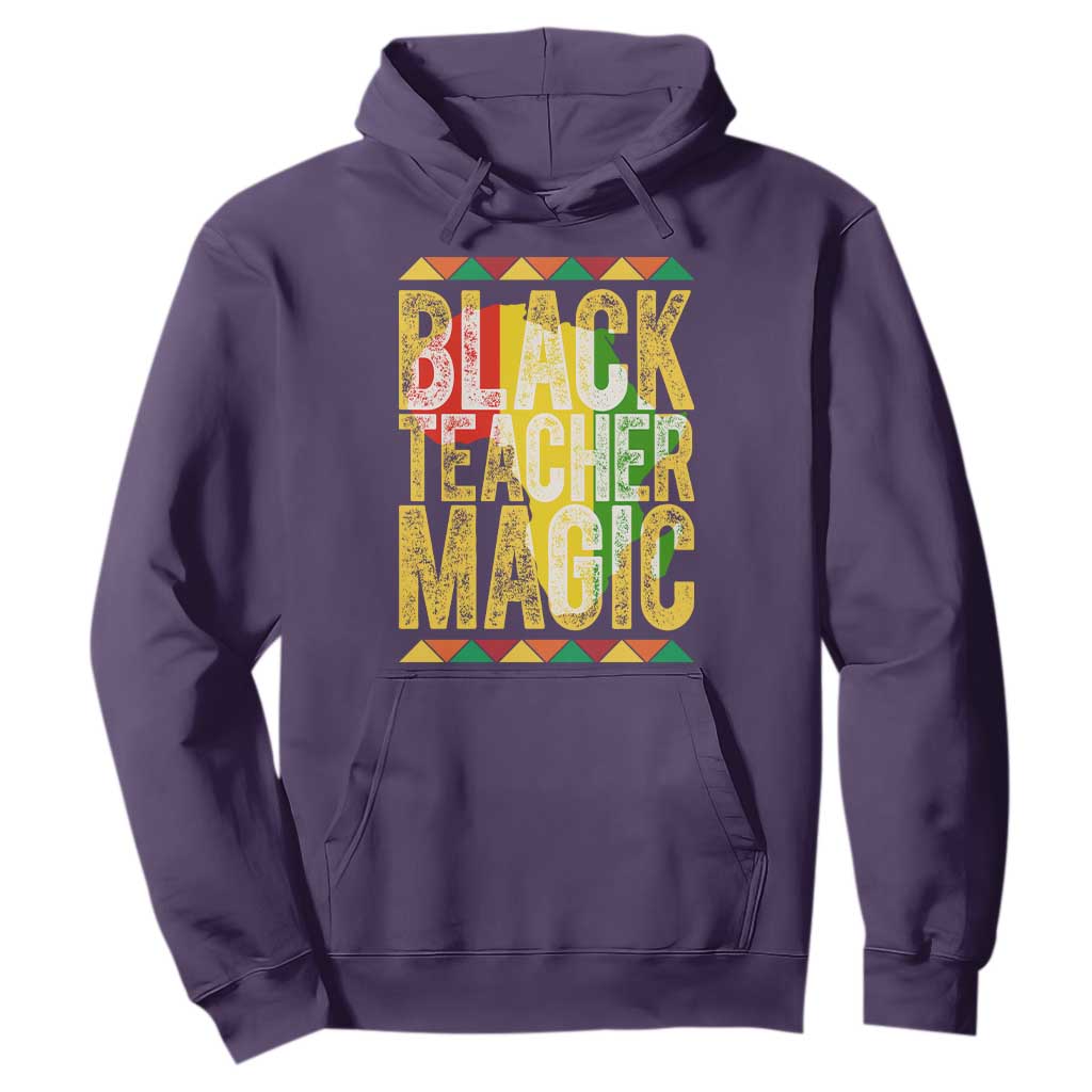 Black History Month Gift Hoodie Black Teacher Magic - African Pride