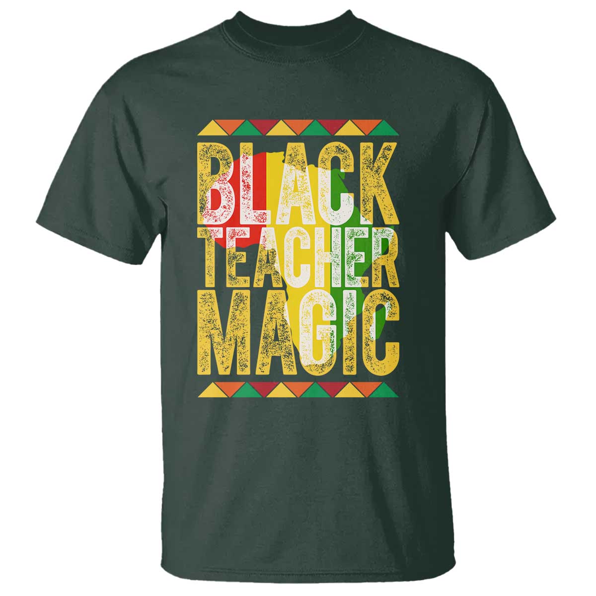 Black History Month Gift T Shirt Black Teacher Magic - African Pride