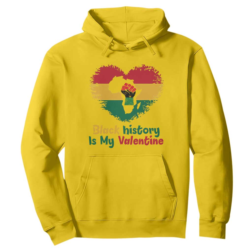 African American Women Pride Hoodie Black History Is My Valentine - African Pride