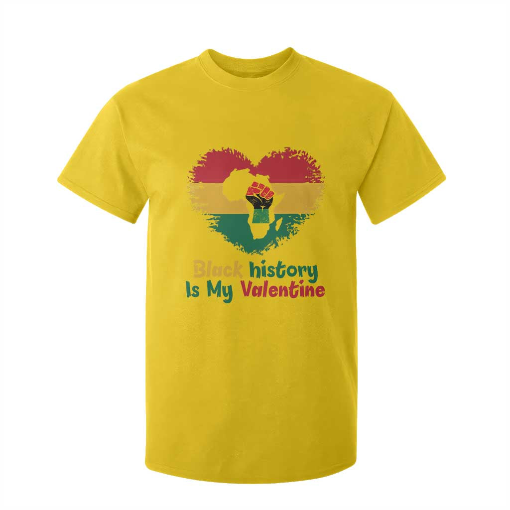 African American Women Pride T Shirt For Kid Black History Is My Valentine - African Pride