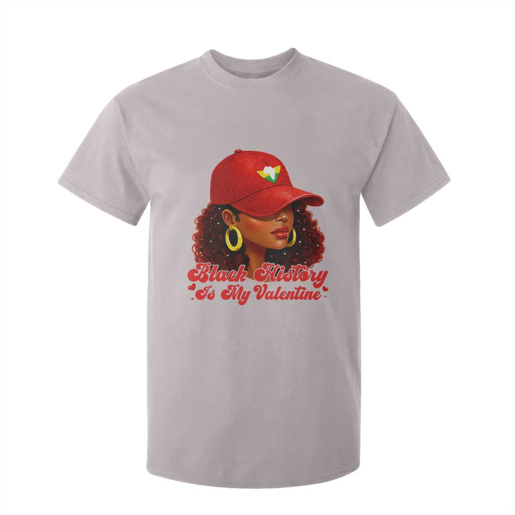 Black History Is My Valentine T Shirt For Kid Melanin Pride Valentines Day Gift - African Pride