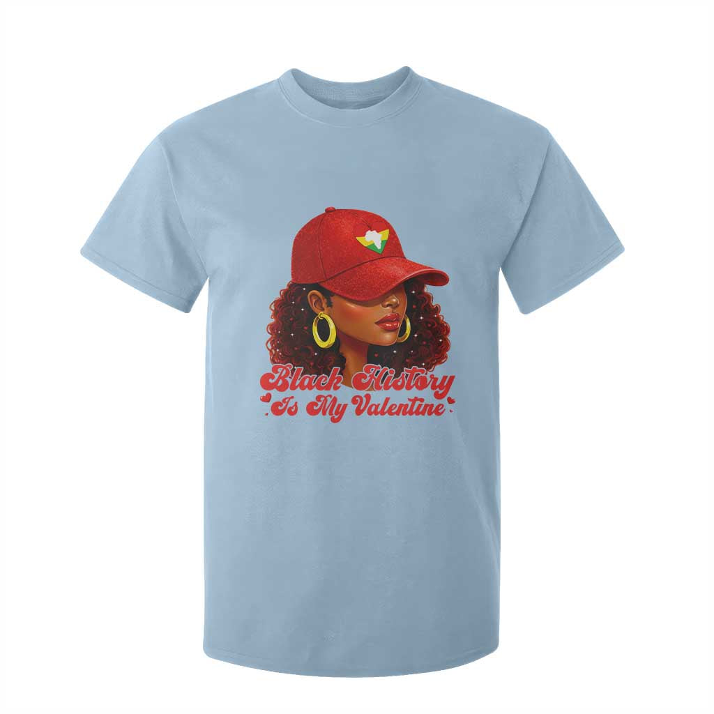 Black History Is My Valentine T Shirt For Kid Melanin Pride Valentines Day Gift - African Pride