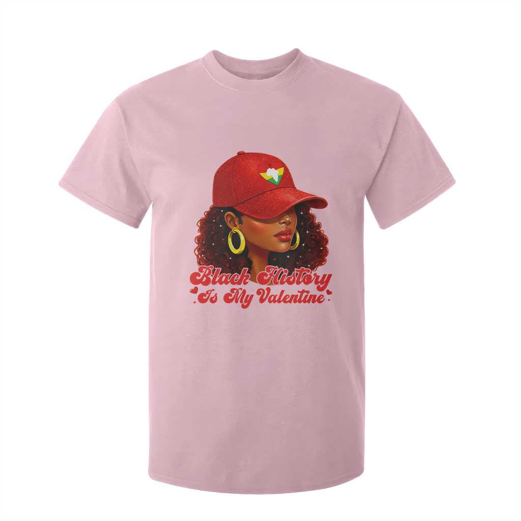 Black History Is My Valentine T Shirt For Kid Melanin Pride Valentines Day Gift - African Pride
