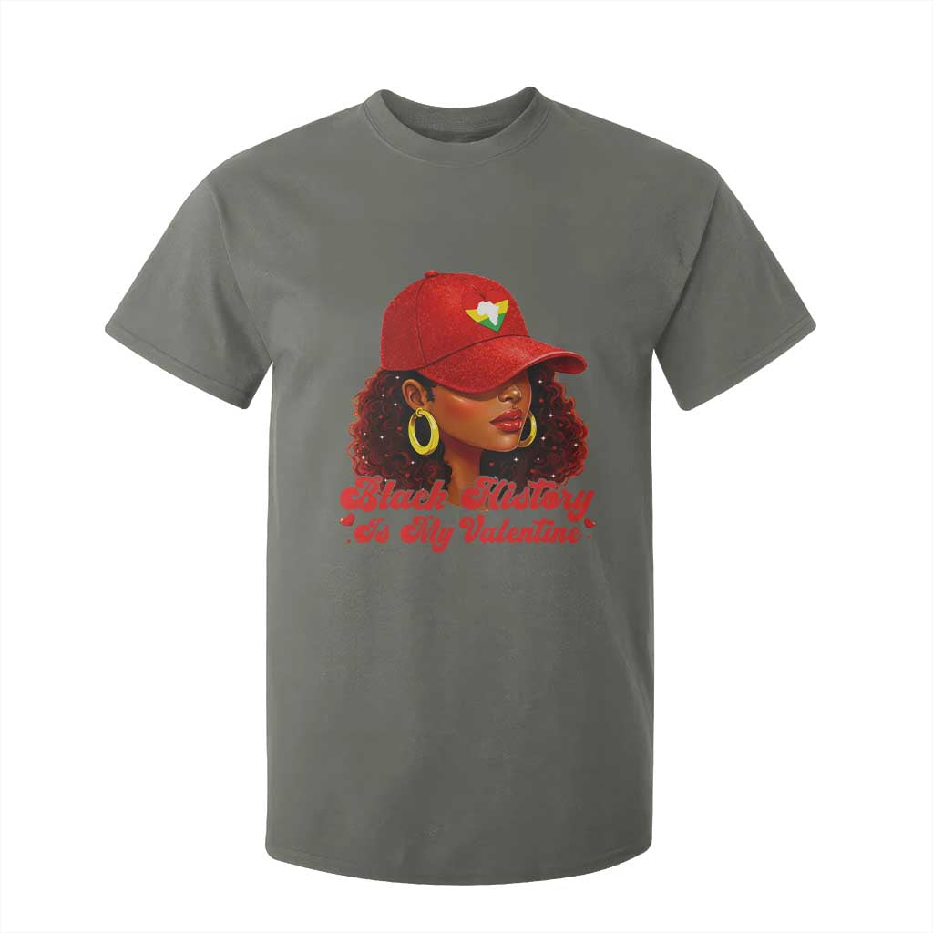 Black History Is My Valentine T Shirt For Kid Melanin Pride Valentines Day Gift - African Pride