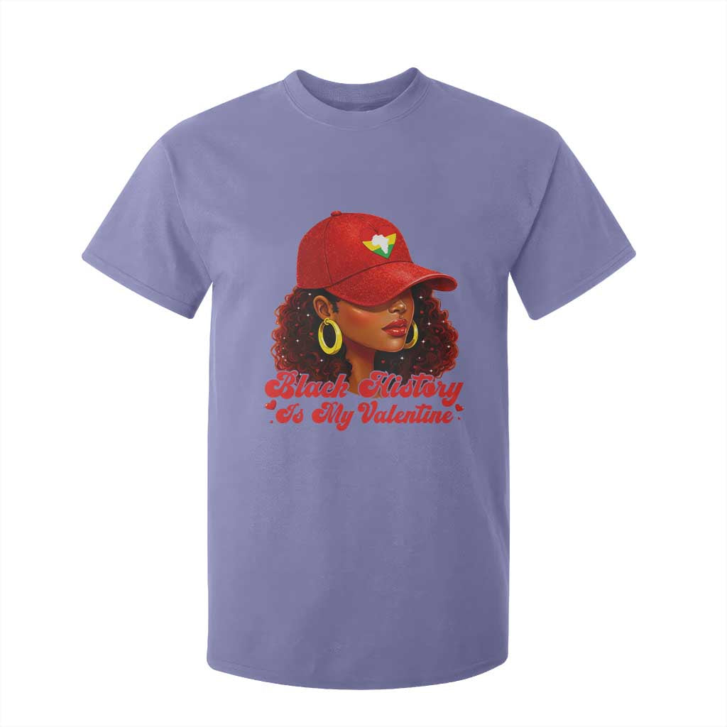 Black History Is My Valentine T Shirt For Kid Melanin Pride Valentines Day Gift - African Pride