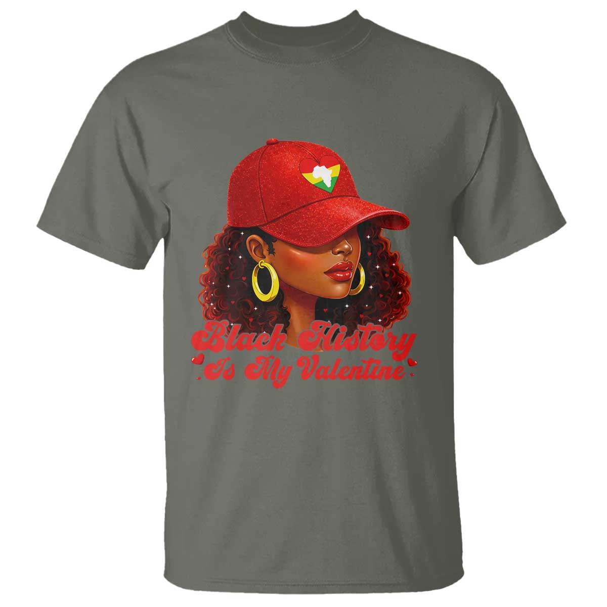 Black History Is My Valentine T Shirt Melanin Pride Valentines Day Gift - African Pride