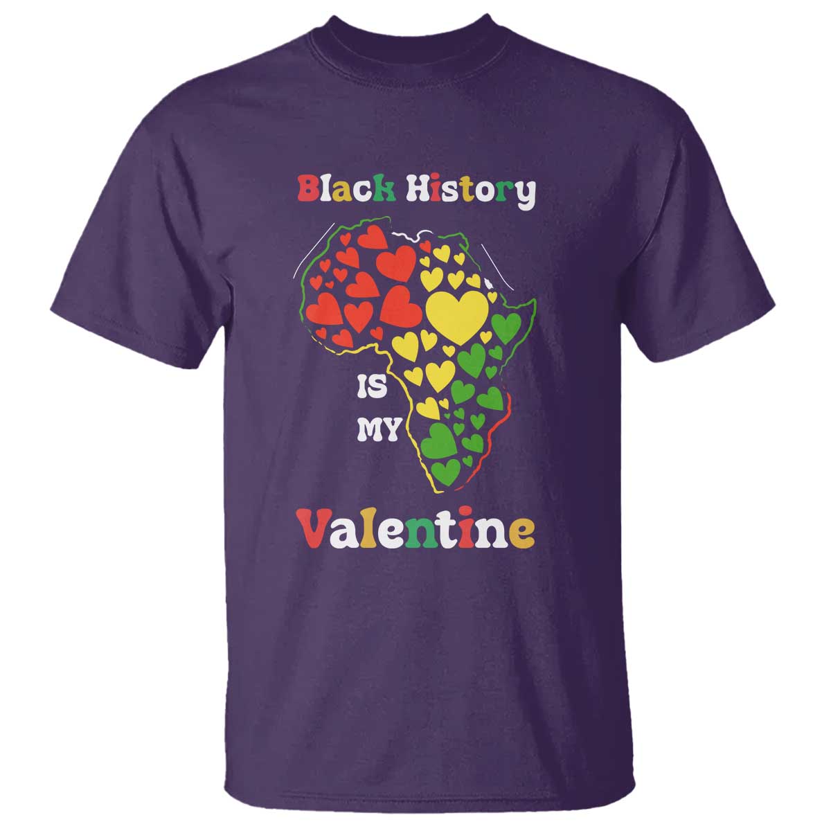 Melanin Queen Black History Month T Shirt Is My Valentine - African Pride