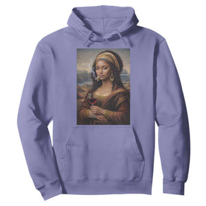 Funny Black Mona Lisa Hoodie Melanin Queen Black History Month