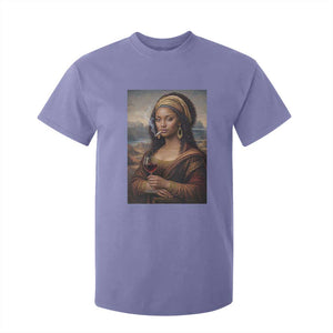 Funny Black Mona Lisa T Shirt For Kid Melanin Queen Black History Month