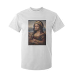 Funny Black Mona Lisa T Shirt For Kid Melanin Queen Black History Month