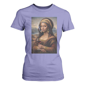 Funny Black Mona Lisa T Shirt For Women Melanin Queen Black History Month