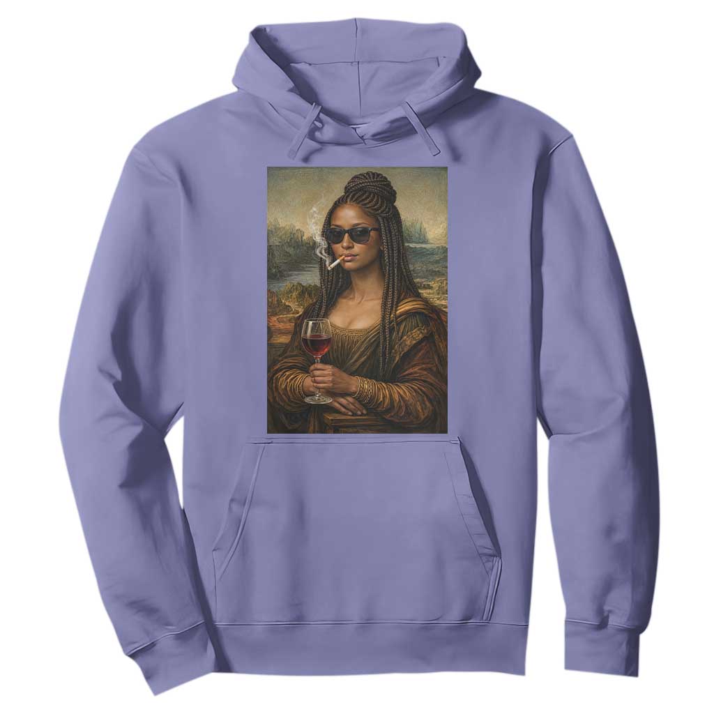 Black Mona Lisa African American Hoodie Black History Month