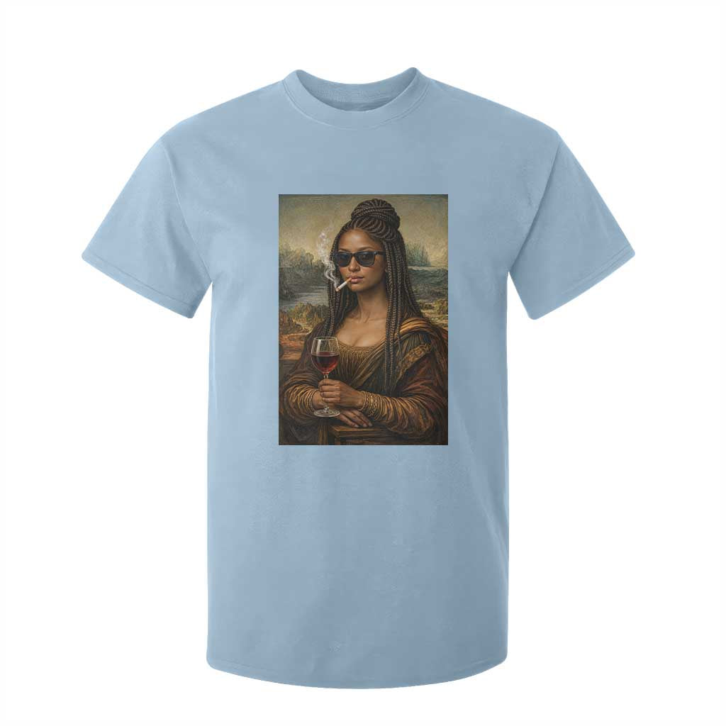 Black Mona Lisa African American T Shirt For Kid Black History Month