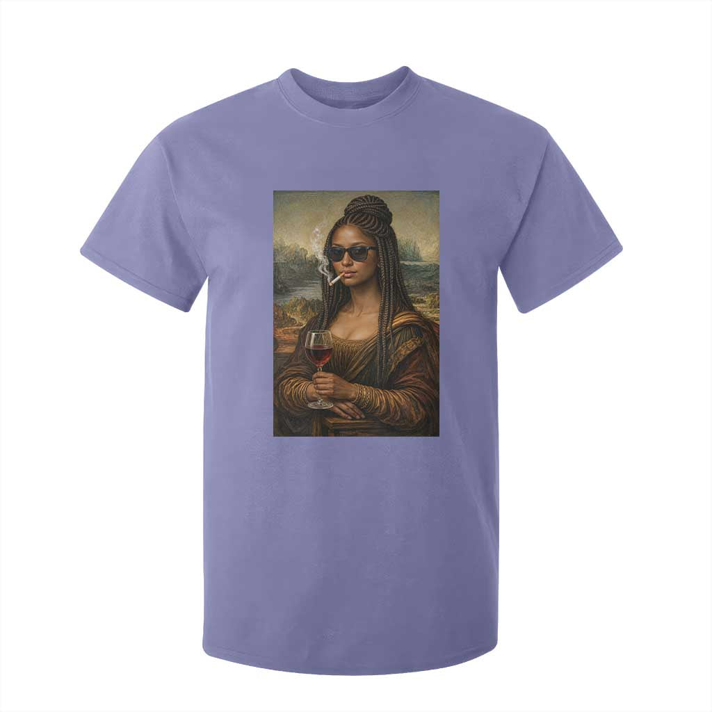 Black Mona Lisa African American T Shirt For Kid Black History Month