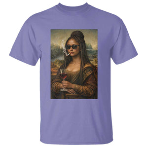 Black Mona Lisa African American T Shirt Black History Month
