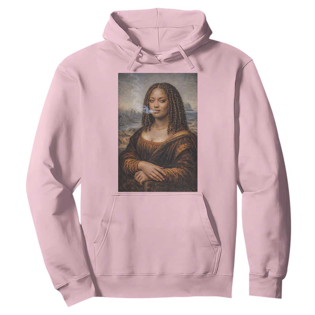 Funny Black Mona Lisa Hoodie African American Pride