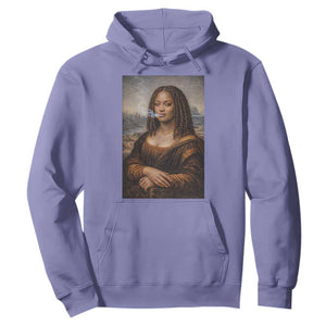 Funny Black Mona Lisa Hoodie African American Pride