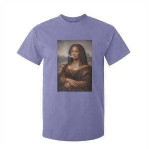 Funny Black Mona Lisa T Shirt For Kid African American Pride