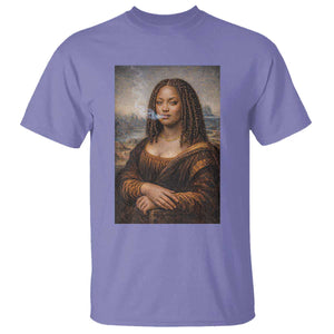 Funny Black Mona Lisa T Shirt African American Pride