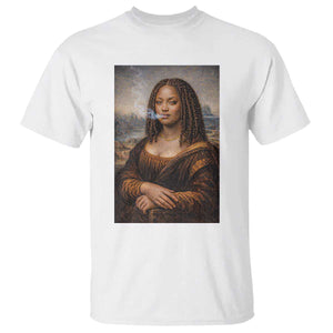 Funny Black Mona Lisa T Shirt African American Pride