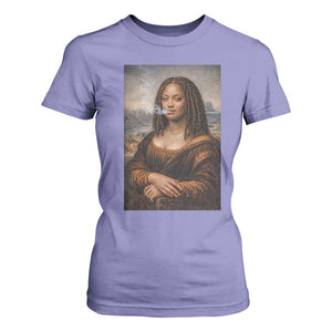 Funny Black Mona Lisa T Shirt For Women African American Pride