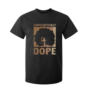 Melanin Queen Glitter Print T Shirt For Kid Unapologetically Dope - African Pride