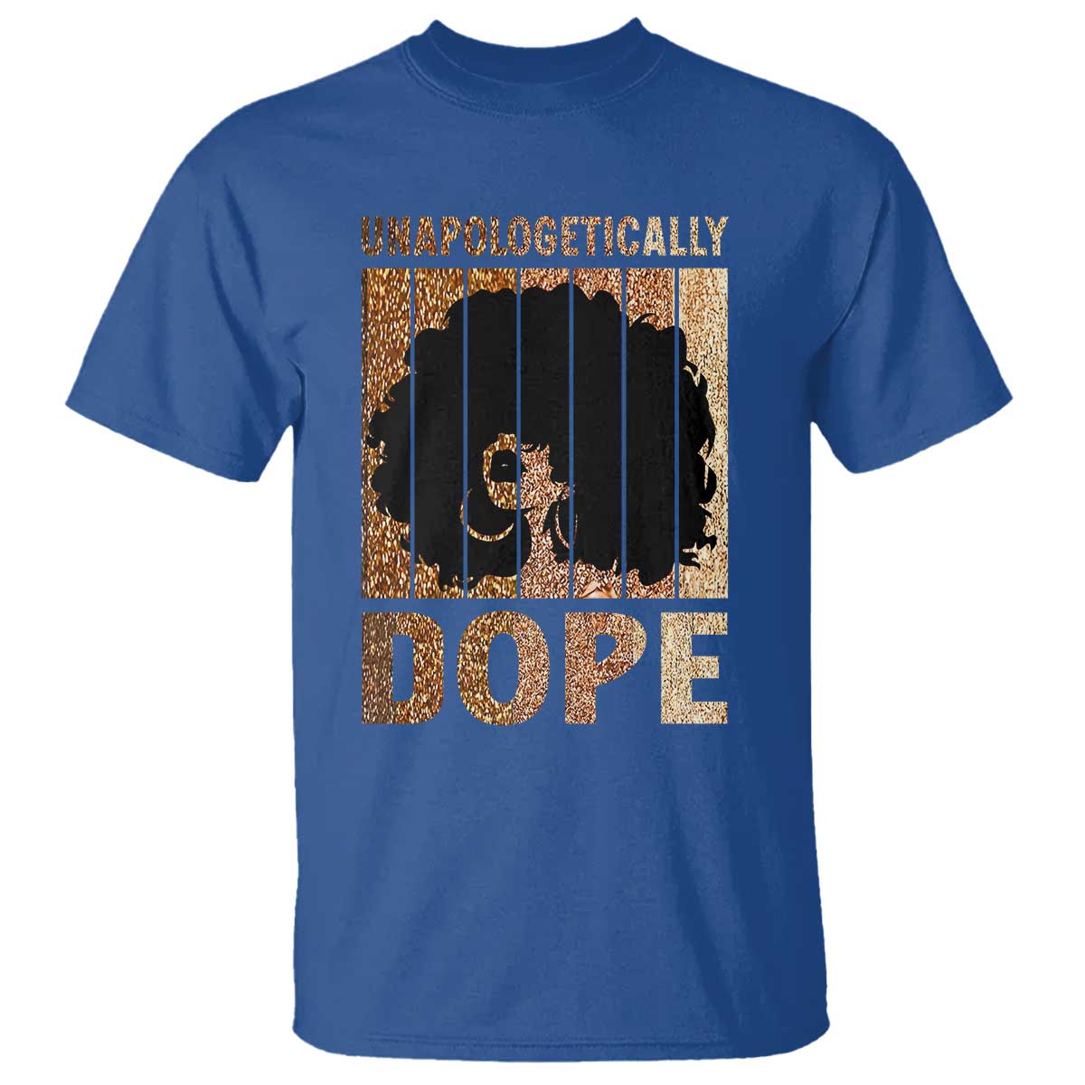 Melanin Queen Glitter Print T Shirt Unapologetically Dope - African Pride
