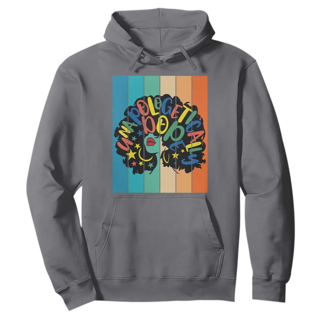 Black Girl Magic Pride Hoodie Unapologetically Dope Retro Sunset - African Pride