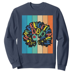 Black Girl Magic Pride Sweatshirt Unapologetically Dope Retro Sunset - African Pride