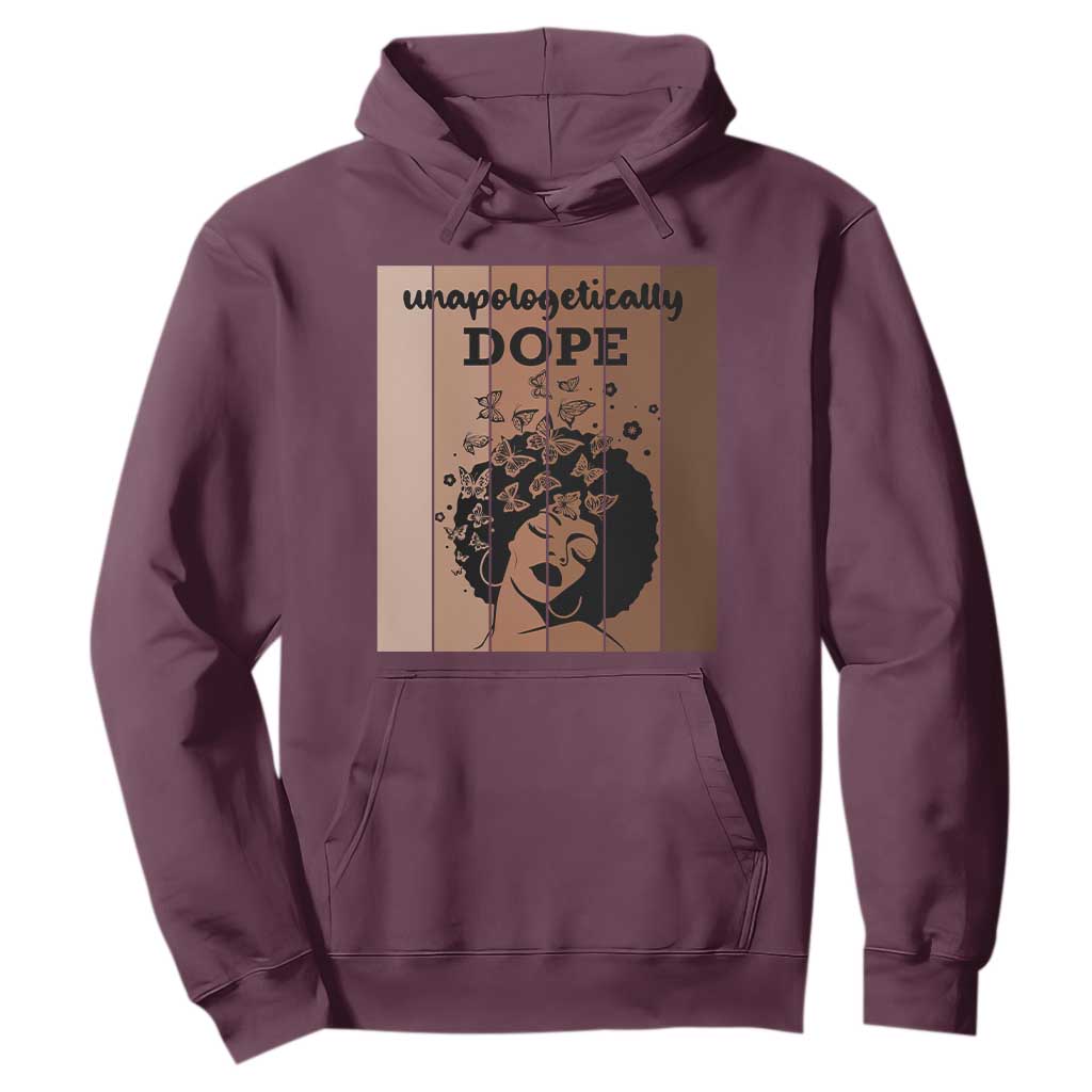 Inspirational Black Women Gift Hoodie Unapologetically Dope - African Pride