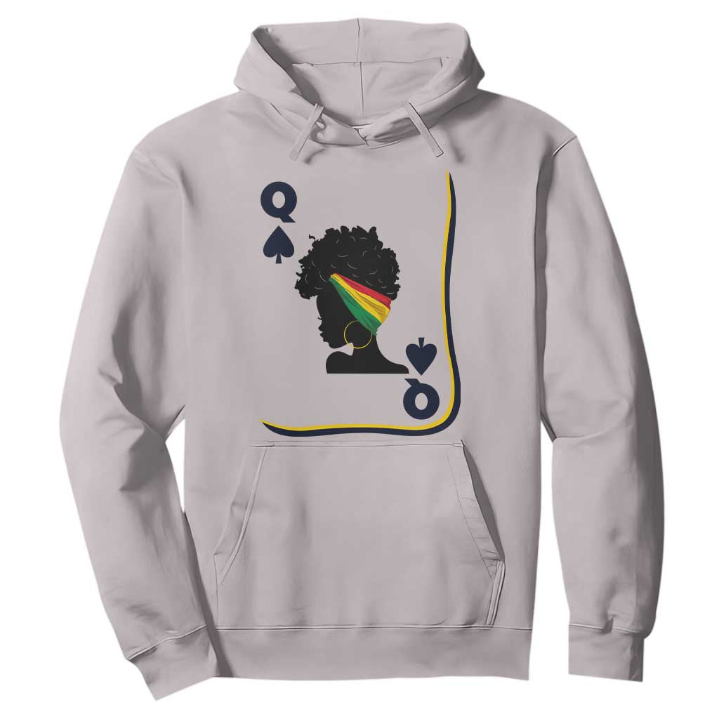 Black Woman Gift Hoodie Melanin Queen Card - African Pride