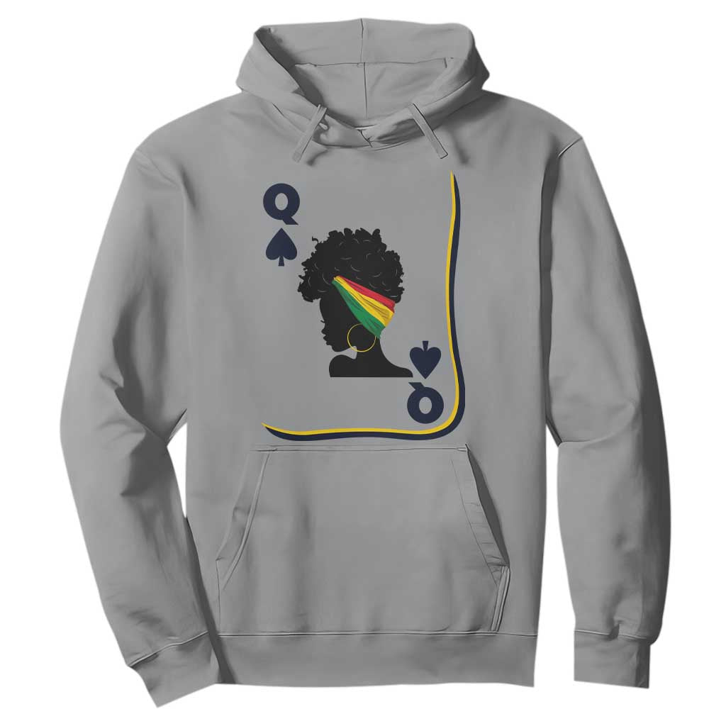 Black Woman Gift Hoodie Melanin Queen Card - African Pride