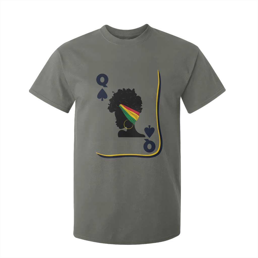 Black Woman Gift T Shirt For Kid Melanin Queen Card - African Pride
